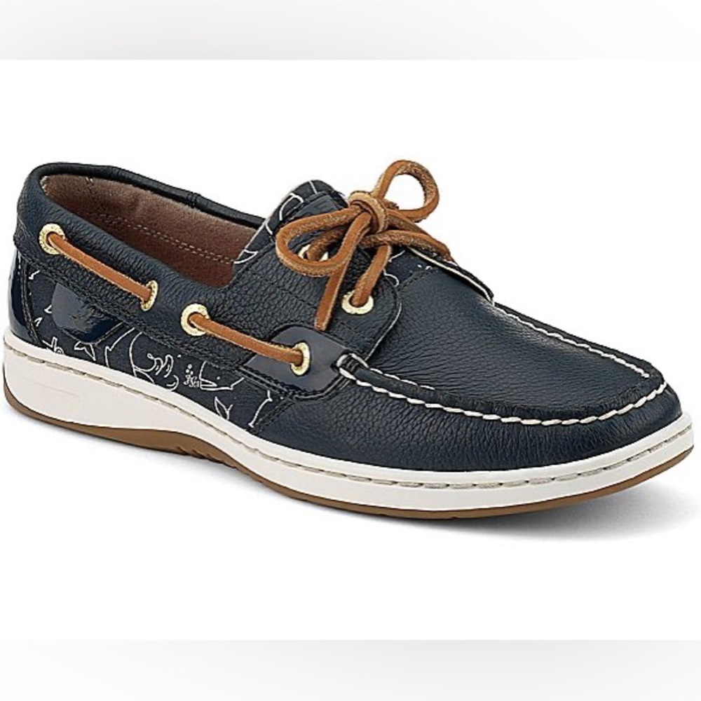 Sperry Women’s Bluefish 2-Eye Boat Shoe - W 7.5M / Critter Print